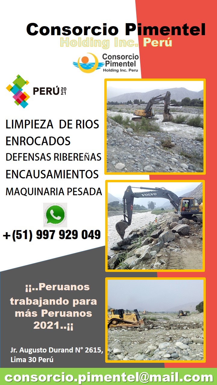 Obras de Emergencia Descolmatación de Ríos - Defensas Ribereñas PERU 2023